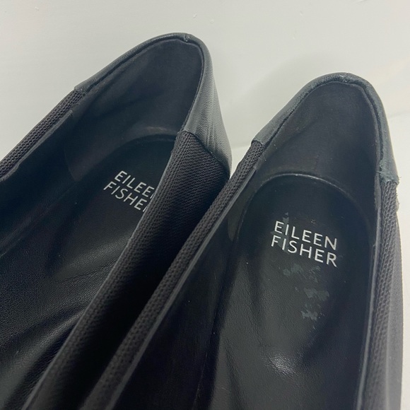 Eileen Fisher Grosgrain Ballet Flats Black Size 9 SOLD - Picture 10 of 11